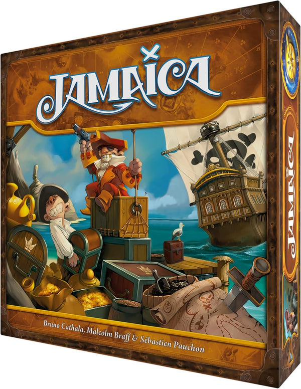 Jamaica Board Game (New Edition) - Family-Friendly Pirate Racing Strategy Game for Ages 8+, 2-6 Players