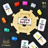 Set 12 Sets Sets 91 Queensell Mexican Train Dominoes with Numbers, Double Dominoes for Adults, Mexican Domino Train