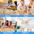 Poraxy 4 Pack Dinosaur Toys for Kids 8-12, STEM Kits, Educational 3D Puzzle Building Projects for Ages 7-13