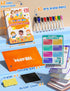Educational Workbook for Preschool Learning Activities, 62 Reusable Pages for Kids, Number Letter Tracing