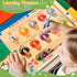 2 1 Counting 2 3 4 5 in Magnetic Color and Number Maze, ABC Alphabet Puzzles Board Magnet Ice Cream Toys, Montessori