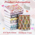 24 Pieces 1:12 Scale Miniatures Dollhouse Books Assorted Miniatures Books Dollhouse Mini Books Dollhouse Decoration Accessories Doll Toy Supplies for Christmas Pretend Play (Grid Style)