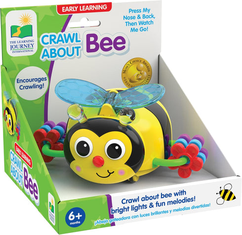 Crawl About Bee by The Learning Journey - Award Winning Crawling Toys for Babies 6-12 Months with Lights and Melodies