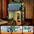 TYCOLE Set 1077 8-12 Flower House Building with LED Lights, PCS City Greenhouse Building Block Toy, Garden House