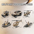 JASSKKBO 88-in-1 Sets 4-7 8-12, Army Men Toys for Boys Military Base/Truck/Helicopter/Kayak Boat/Motorcycle/Army Men