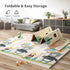 Mat,79"x 71" Tummy UANLAUO Baby Play Large Mat for Floor,Reversible Floor Mat,Foam Thick&Waterproof,Foldable Playmats