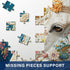 1000-Piece 27.56 19.68 Inches, Divine Bloom Steed Jigsaw Puzzle for Adults Challenging Enchanted Unicorn with Flower
