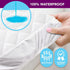 Venneti Crib Mattress Cover - Cotton Waterproof Mattress Protector - Premium Quality Hypoallergenic and Breathable