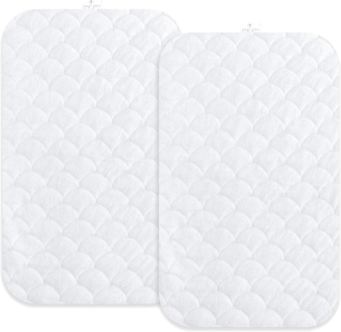 Joey + Joan Waterproof Bassinet Mattress Pad Cover Compatible with ANGELBLISS Baby