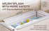 The Baysie, Co. Baysie Bathtub Safety Bumper for Baby, Toddler and Kid (Hook and Loop)