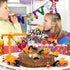 21PCS Set Construction Cake Toppers Truck Cake Decoration Excavator Tractor Tower Crane Cupcake Topper Traffic and Road