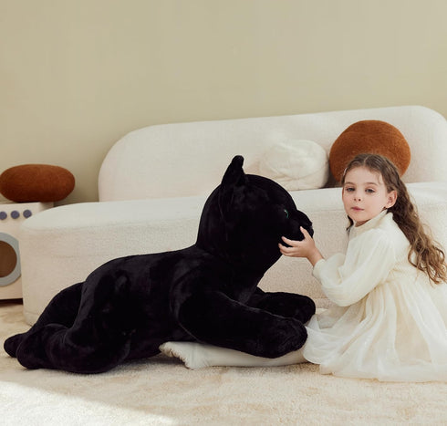 Toy,30" IKASA Black Cat Stuffed Animals Plush Toys,Giant Big Large Jumbo Soft Cute Huge Size Fluffy Plushy Fat