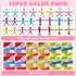 12 Packs JOYIN Valentine's Day Telescopic Suction Pop Tube with Cards, Kids Toys Party Favors, Classroom Exchange Gift