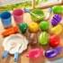 3 4 5 6 7 3-5 JUKUDAHU Play Sink with Running Water, Play Kitchen Toys Sink for Kids Years Old, Electrical Dishwasher