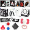 URMYWO 10 Pcs High Contrast Black and White Baby Toys for Newborn,