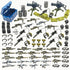 Sendhjurf WW2 Weapons Pack Military Toy Set Swat Team Army Set for Kits,Camouflage