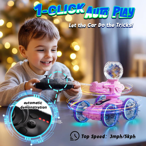 Zappyway 4WD 2.4 360Rotation 5 6 7 8 9 10 Amphibious Remote Control Car for Boys Kids - Amphibious GHz RC Cars - Water