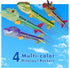 Dinosaur Toy Rocket Launcher for Kids - Launches Up to 100 Ft, 4 Rockets, Outdoor Toys, Birthday Gifts for Ages 3-12