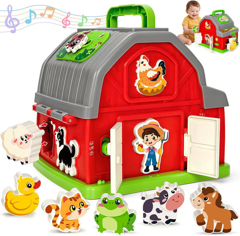 Toddler Toys for 1 2 3 Year Old Boys Girls, Upgraded Musical