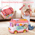 iFaveorr 1 10-in-1 6-12 12-18 1-2, 1st Toys for Year Old Girl Gifts, Montessori Toys Bus for Baby Months, Educational