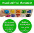 Magnetic Wooden Educational Number Puzzle - Learn Numbers & Color Recognition Toy for Toddler Preschool Game