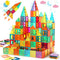 Magnetic Tiles, 64 PCS Magnetic Building Blocks Set, STEM Toys for Kids - Creative and Inspirational