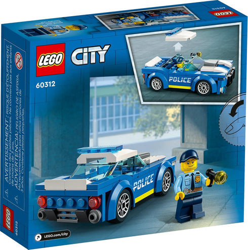 LEGO City Police Car Toy 60312 - Small Gift Idea for Kids 5+ Years Old - Adventures Series Car Chase Set