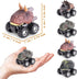 Dinosaur Toys for 3-7 Year Old Kids - Pull Back Dinosaur Cars, 4 Pack Set Car Toys, Gift Toys Dino Cars