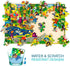 QUOKKA Wooden Kids Puzzles Ages 4-6 - 4 x 60 Piece Puzzles for Kids Ages 4-8, Cars, Ships, and Animals
