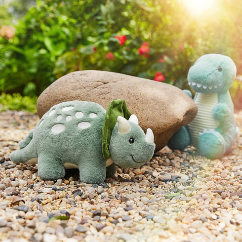 TCBunny 12" Baby Dinosaur Plush Toy, Bedtime Stuffed Animal, Kid's Gifts for Boys, Girls, Birthday, Valentine, Christmas