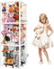 TOLIYY Stuffed Animal Storage Zoo, 58" Tall PVC Tube Stuffed Animal Cage, Extra