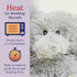 warmies Junior Microwavable & Weighted Stuffed Animals, Elephant - Heated Stuffed Animal Plushie for Warmth & Comfort