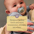 Tommee 18-36 Symmetrical Pack 6 Tippee Anytime Matte Pacifiers, Months, Baglet, BPA-Free Binkies, Blue/Green/Grey