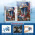 BUAHA 1000 Country Cowboy Boot Shoe Flowers Puzzles for Adults Pieces Nature American Patriotic Flat Western Art Jigsaw