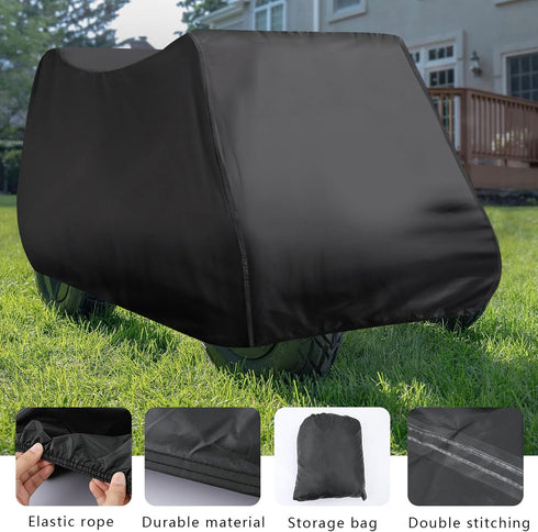 Kids Car Cover Waterproof Heavy Duty 300D Oxford Protector for Tesla Cyberquad, Large Ride On Truck Toys with Storage