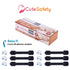 Child Proof Safety Locks - Baby Proofing Cabinet Lock with Adjustable Strap Latches, 6 Extra 3M Adhesives, Black