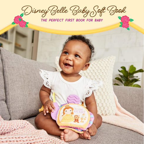 KIDS PREFERRED Princess Belle Soft Book for Babies, Multicolor 81131