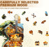(70 8.5 7in) WOODBESTS Wooden Puzzles for Adults Piece, S, * Music House Wood Puzzle Adult, Unique Wooden Animal Jigsaw