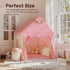 SISTICKER Kids Play Tents for Girls Large Fairy Playhouse for Kids Princess Castle Tent Gift Toys for Girl Toddler