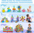 100PCS Set, 4D 3 4 5 6 7 8+ Paaxido Magnetic Tiles, Magnetic Blocks Diamond Magnet Building Blocks, STEM Preschool