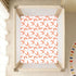 KEIGE Pack 21165117 Shrimp Seafood Fitted Crib Sheet for Girls and Boys,Soft Breathable Cotton N Play Baby Sheet