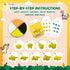 Kids,12 3-12 ARTPAR Air Dry Clay Kits,Dinosaur Modeling Magic Clay for Box Dinos DIY Art Crafts Kit,Safe & Non-Stick