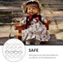 NUOBESTY 20pcs Mini Glasses Doll Dress Up Accessories, Tiny Eyeglasses for Dolls, Miniature Things for Doll Costumes