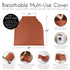 Sweet Jojo Designs Orange Boho Arrow Boy Girl Infant Baby Car Seat Cover Nursing Breastfeeding Shopping Cart Stroller