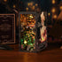 TOYQI DIY Book Nook Kit, Miniature House Dollhouse Kit for Adult and Teens, Book Nook Kits for Adults, Booknook Bookend