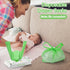 Honoson 1200 Count Baby Disposable Diaper Bags Scented Diaper Sacks with Tie Handle Disposal Baby Poop Trash Bags Waste