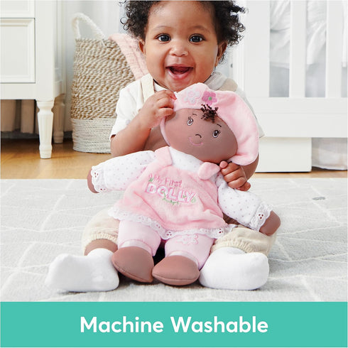 GUND Baby My First Dolly - Plush Doll for Babies and Toddlers, Pink/White, 13”