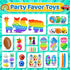 Erosbon 135pcs 3-5 4-8-12, Party Favors for Kids Fidget Toys Easter Eggs Fillers Birthday Gift Treasure Box Toy Prizes