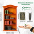 27 Pieces 1: 12 Scale Miniatures Dollhouse Books and 1 Pieces Wooden Bookcase 4 Floors Dollhouse Bookshelf Dollhouse Miniature Furniture Mini Books Model Dollhouse Decoration Accessories