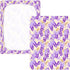 miaozhen 1 Pack 52x28 Cotton Baby Crib Sheets Soft Breathable African Wisteria Lavender Crib Mattress Sheet for Nursery